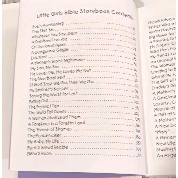 Little Girls Bible Storybook for Mothers and Daughters by Carolyn Larsen, 2006 - Picture 5 of 15